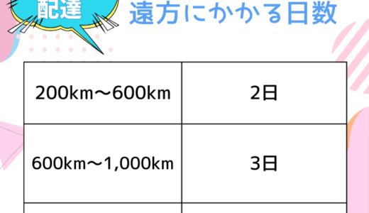 遠方の引越しは集荷と配達で何日くらいかかる？日数開けるときの注意点